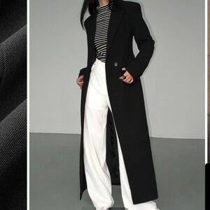 Commense Black Blazer Coat